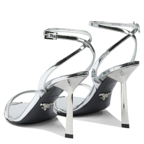 Prada Leather Sandals 100 Mm IT 38 Women - Picture 4 of 5